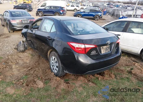 2014 Toyota Corolla Le из США, поврежденный, VIN 2T1BURHE3EC117876